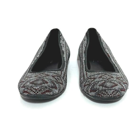Donald J. Pliner Women’s Beaded Multicolor Ballet Flats Shoes Black Size 7 M - Picture 2 of 11